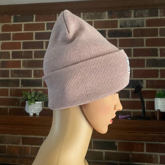 Herschel Supply Women’s Rib Knit Beanie Ash Rose One Size Unisex,Outdoor,New - Picture 7 of 16